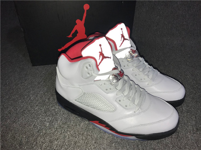 Authentic Nike Air Jordan 5 Retro Fire Red