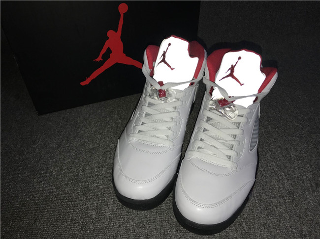 Authentic Nike Air Jordan 5 Retro Fire Red