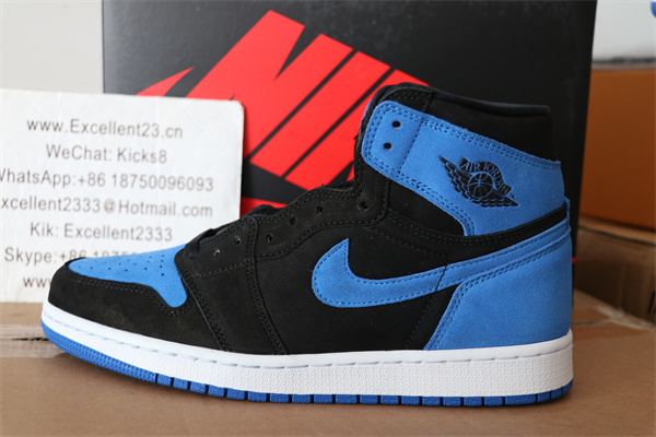 Nike Air Jordan 1 Black Royal Blue