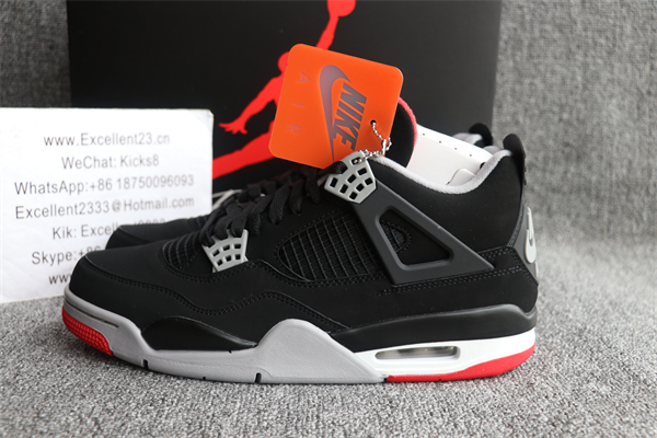 2019 Nike Air Jordan 4 Retro Bred