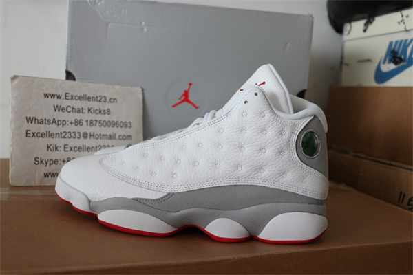 Nike Air Jordan 13 White Grey