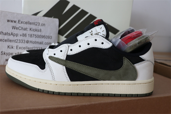 Travis Scott x Nike Air Jordan 1 Low Olive