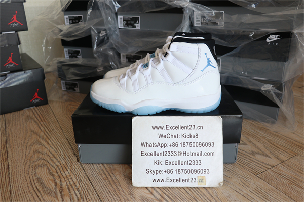 Men Nike Air Jordan 11 Legend Blue