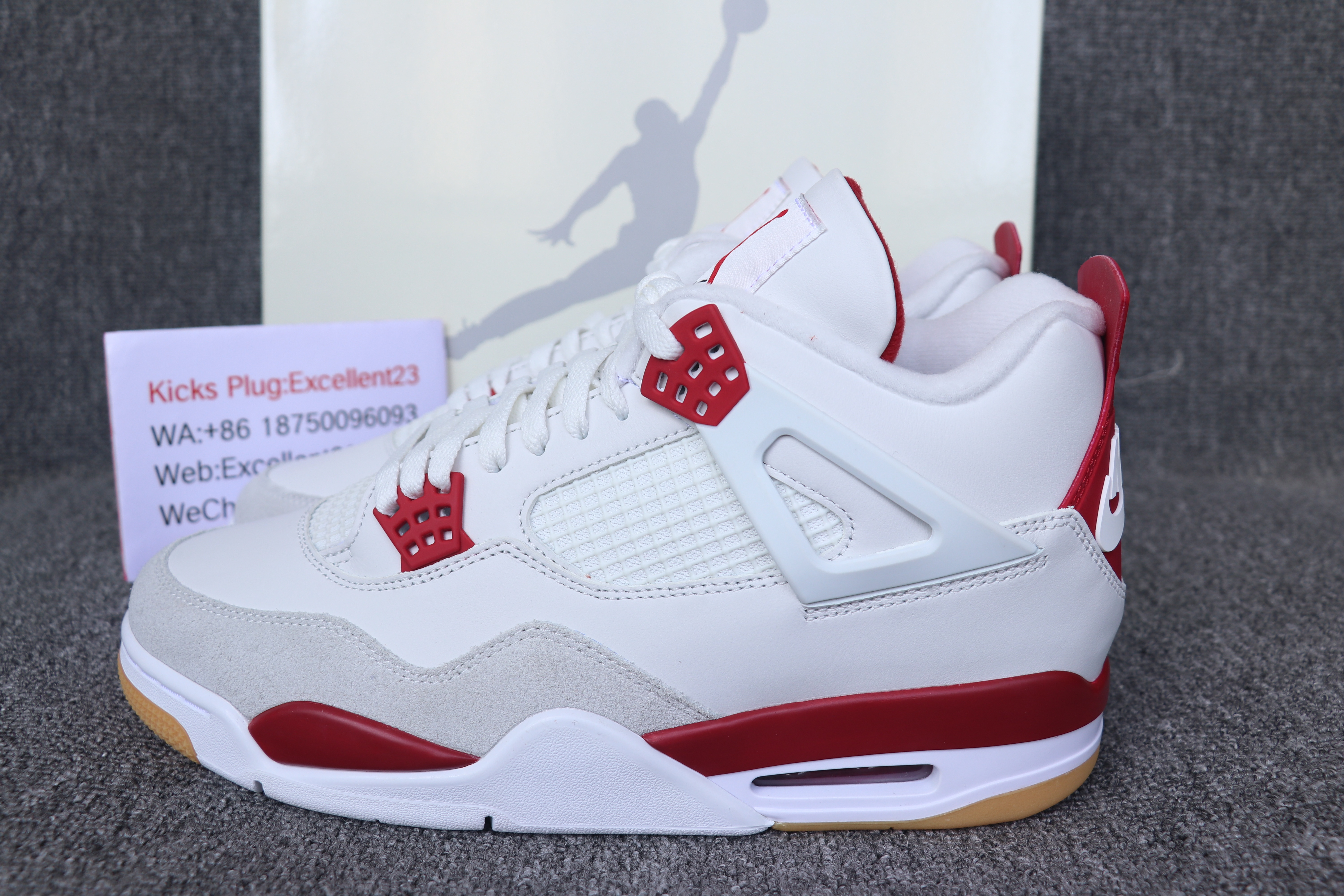 Nike Air jordan 4 X SB Red