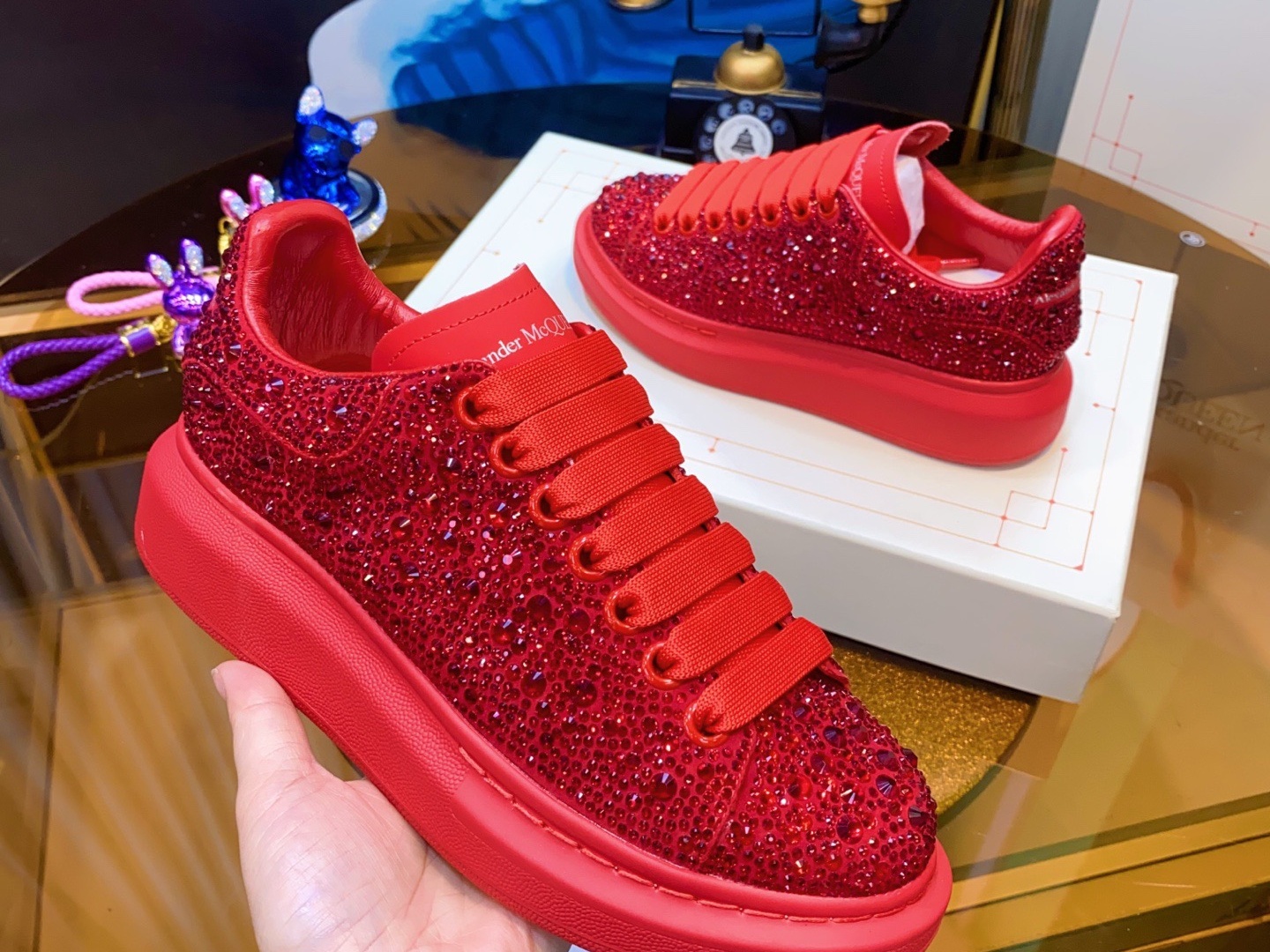 Alexander McQueen MQ Diamonds Shoes