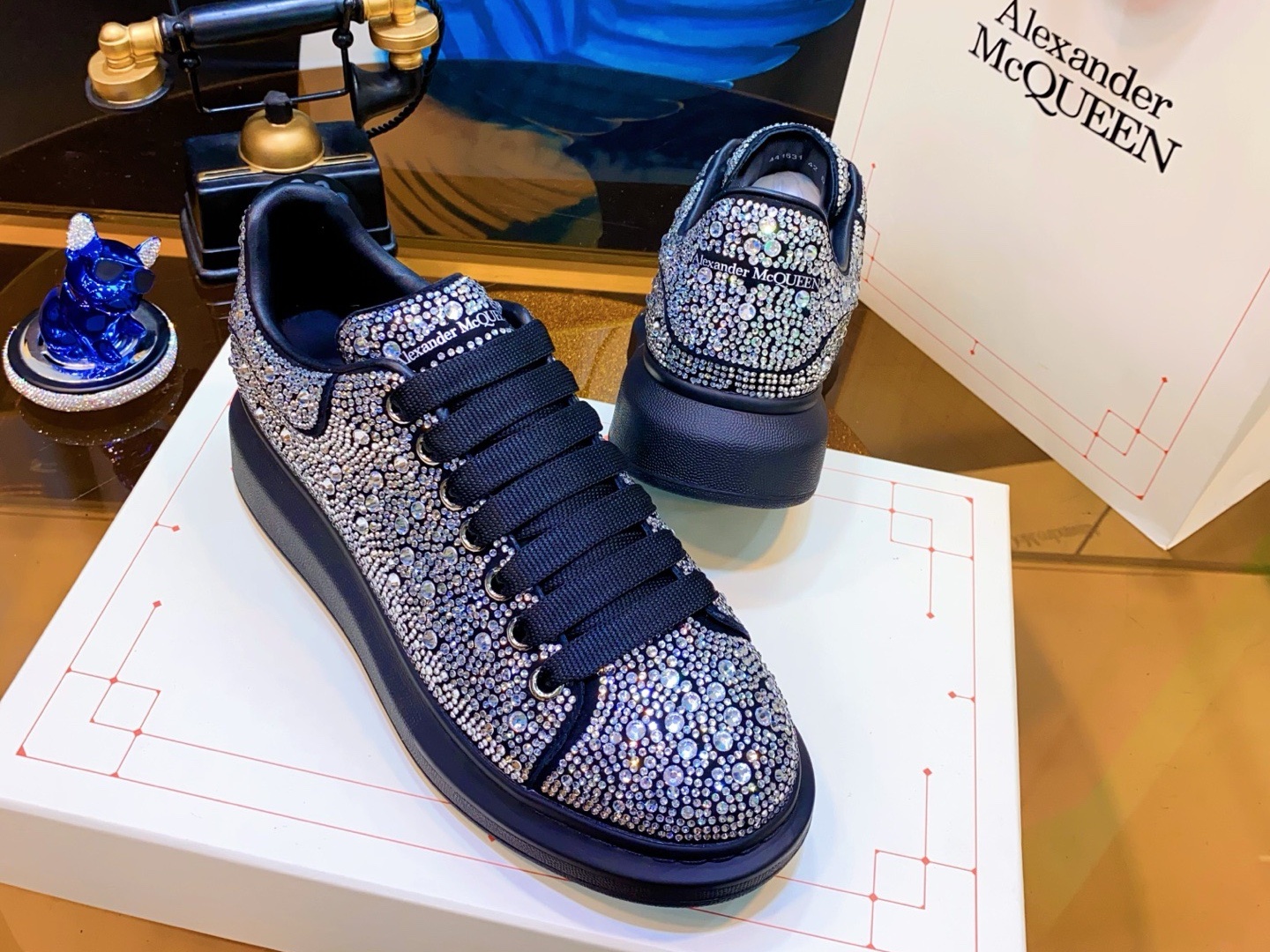 Alexander McQueen MQ Diamonds Shoes