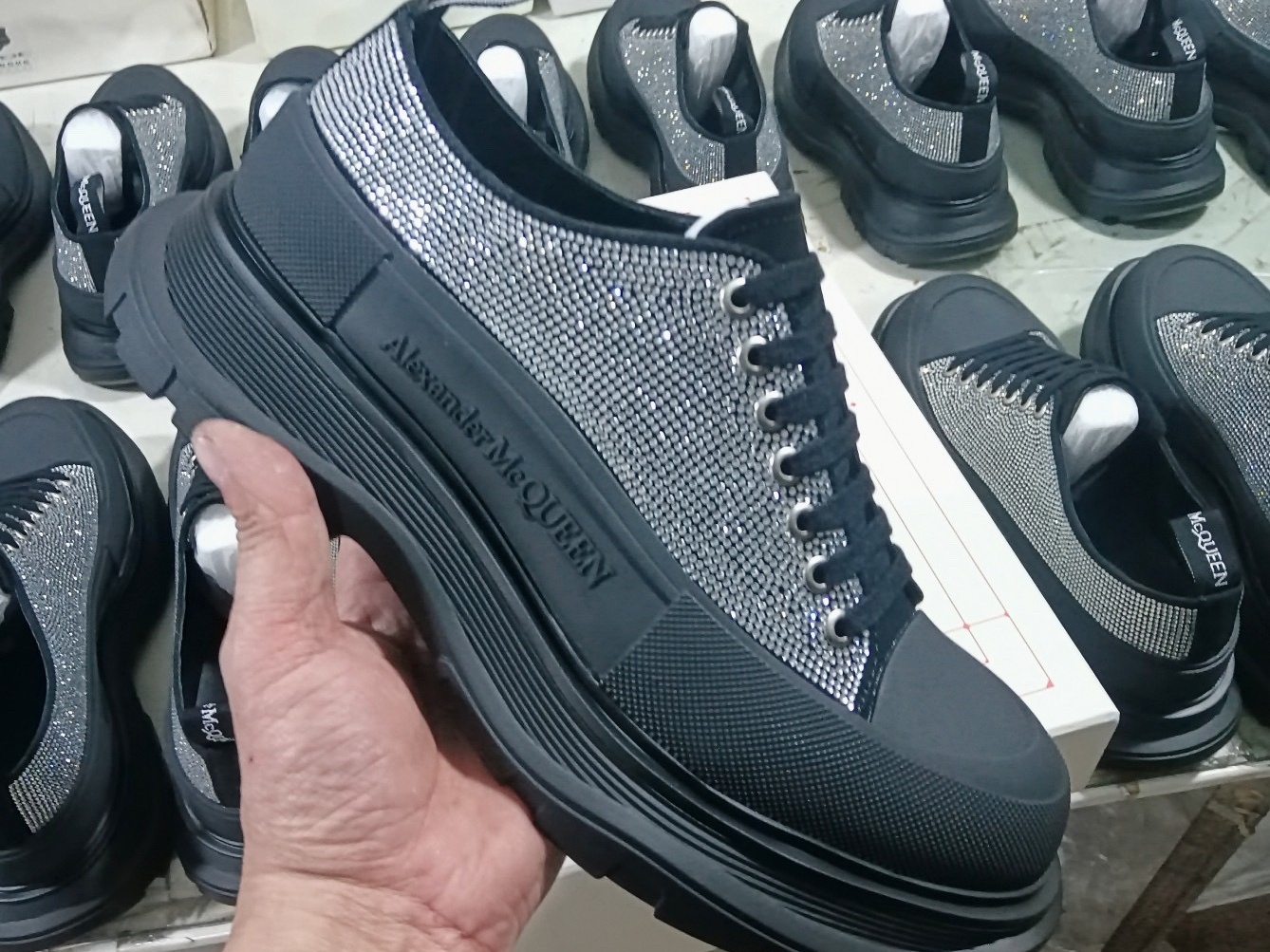 Alexander McQueen MQ Diamonds Shoes