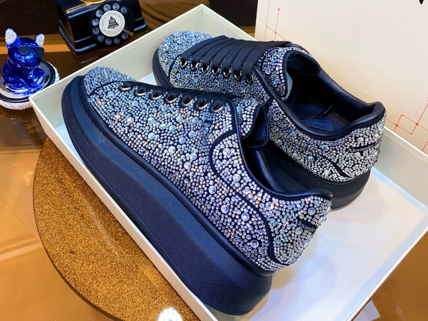 Alexander McQueen MQ Diamonds Shoes