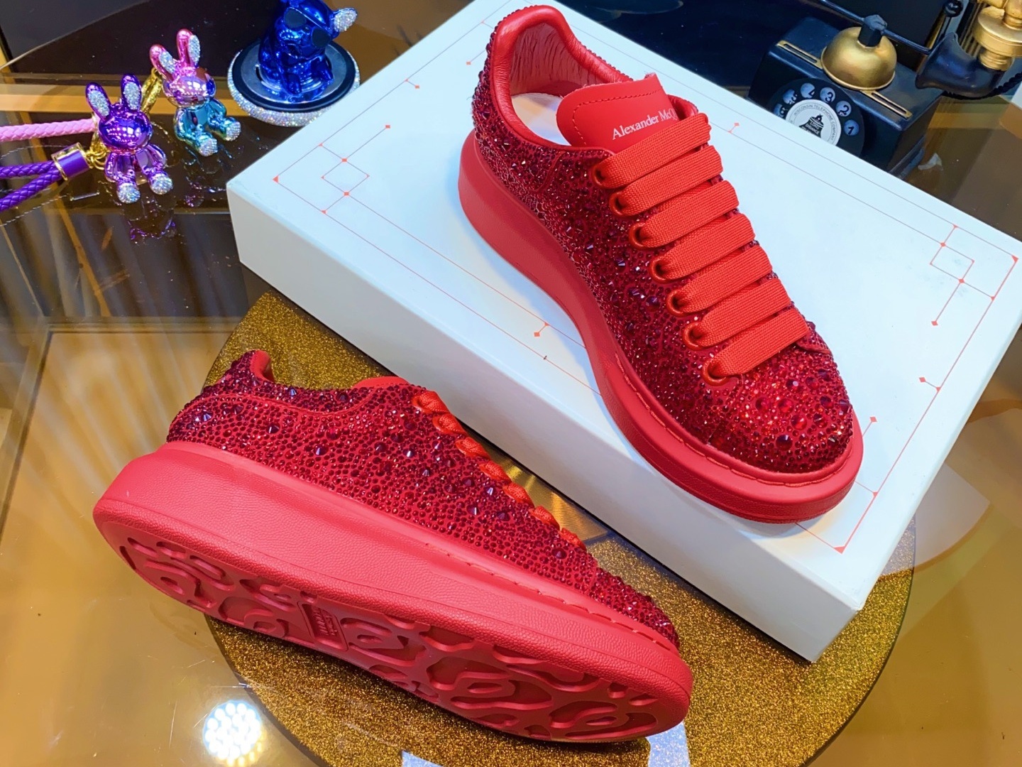 Alexander McQueen MQ Diamonds Shoes