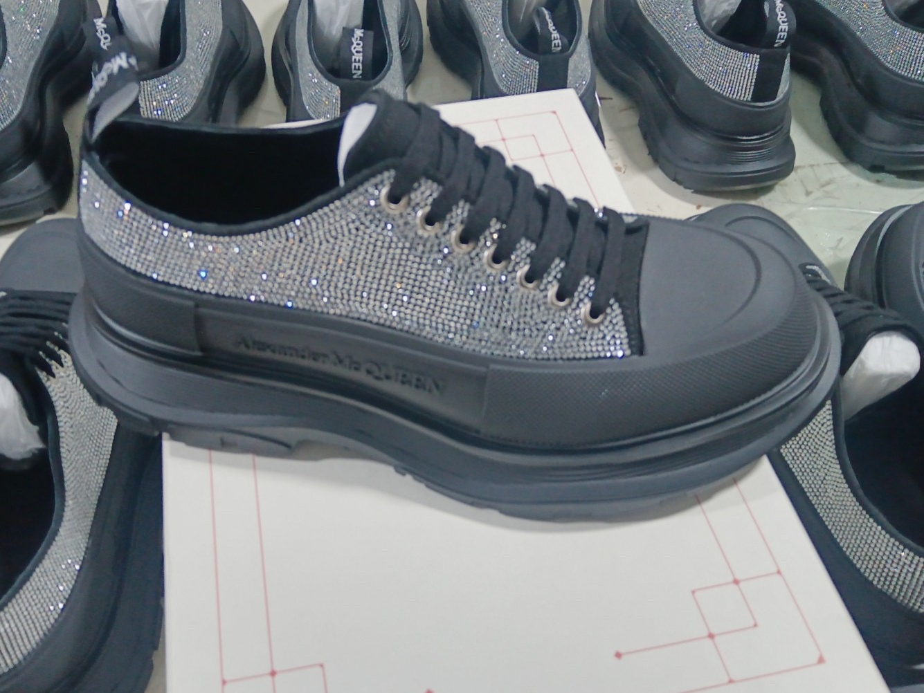 Alexander McQueen MQ Diamonds Shoes