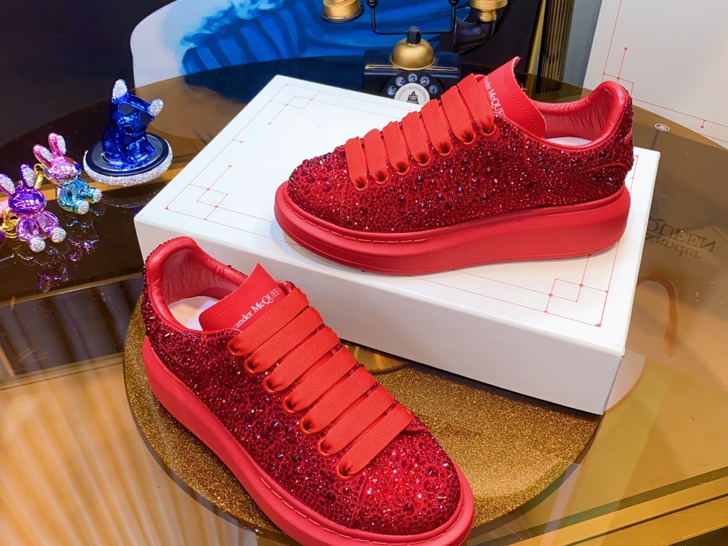 Alexander McQueen MQ Diamonds Shoes