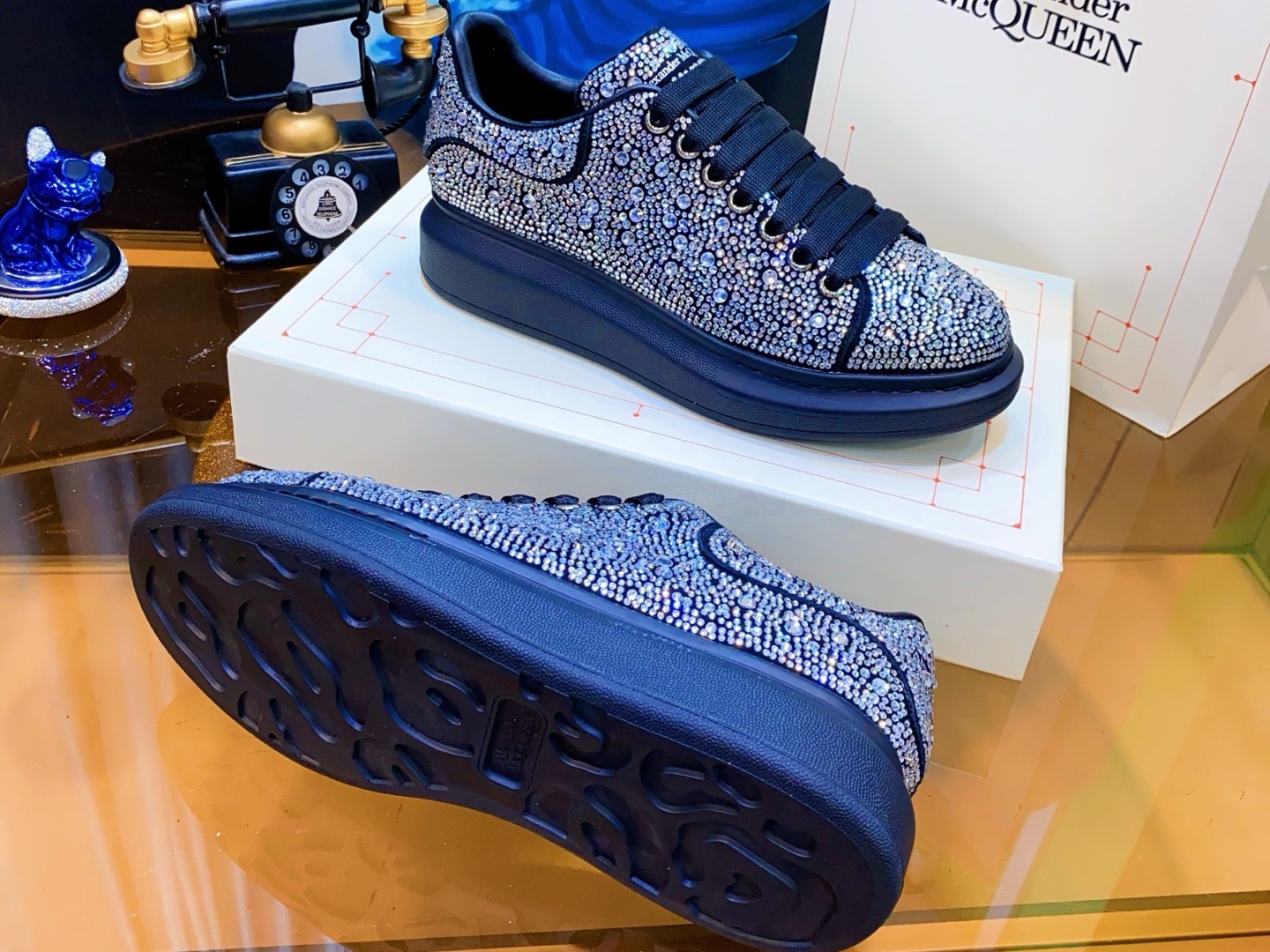 Alexander McQueen MQ Diamonds Shoes