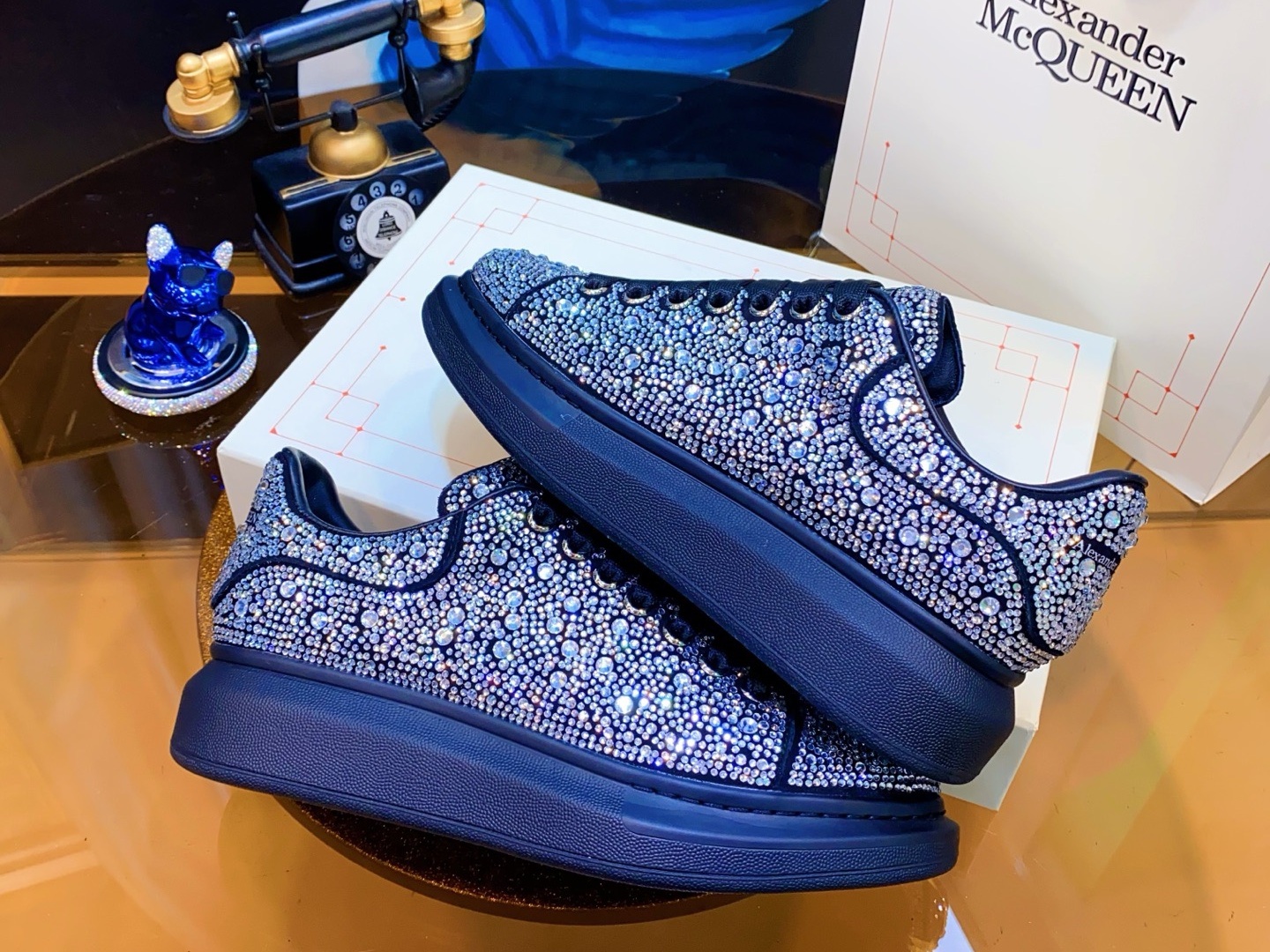 Alexander McQueen MQ Diamonds Shoes