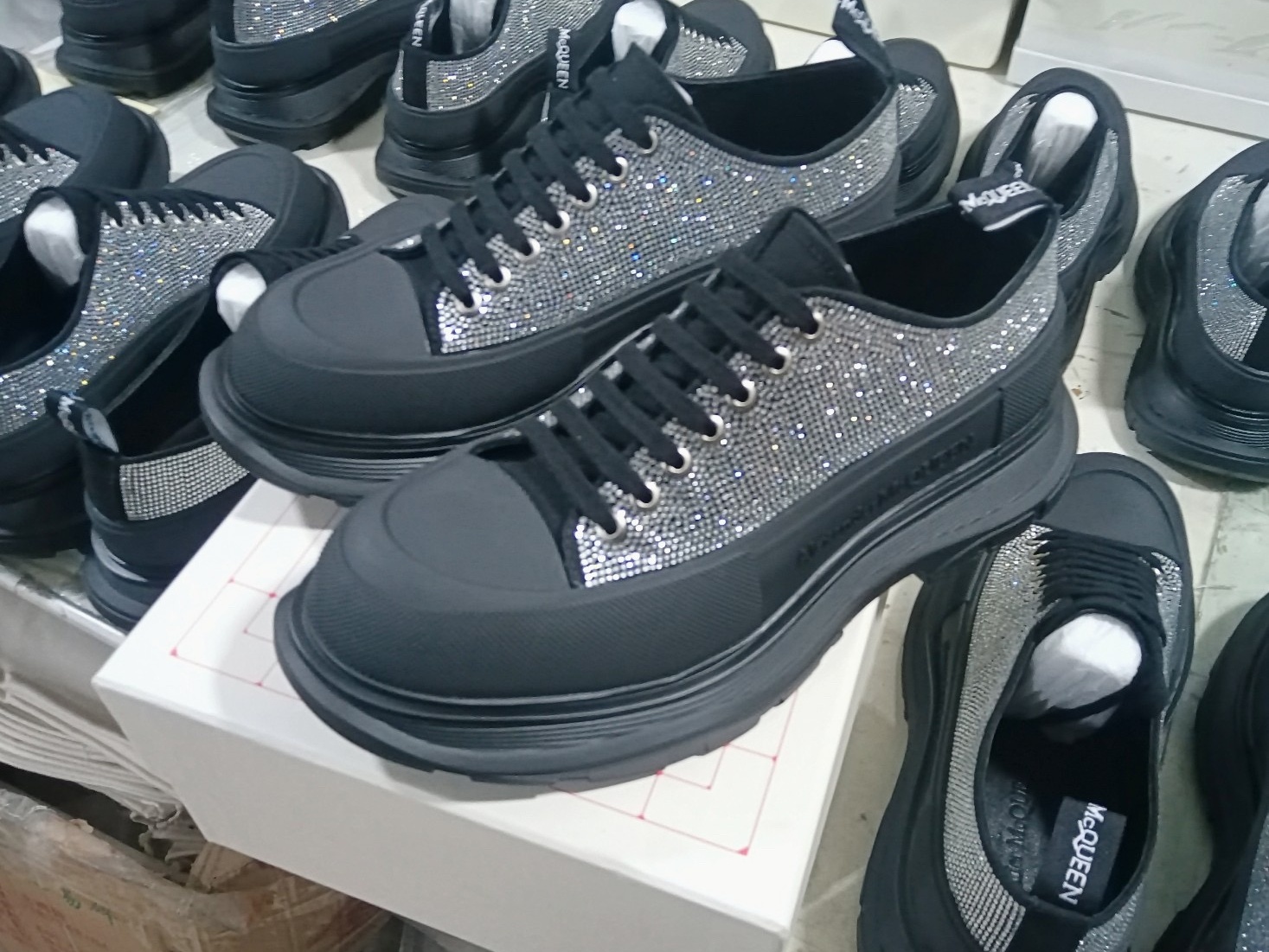 Alexander McQueen MQ Diamonds Shoes
