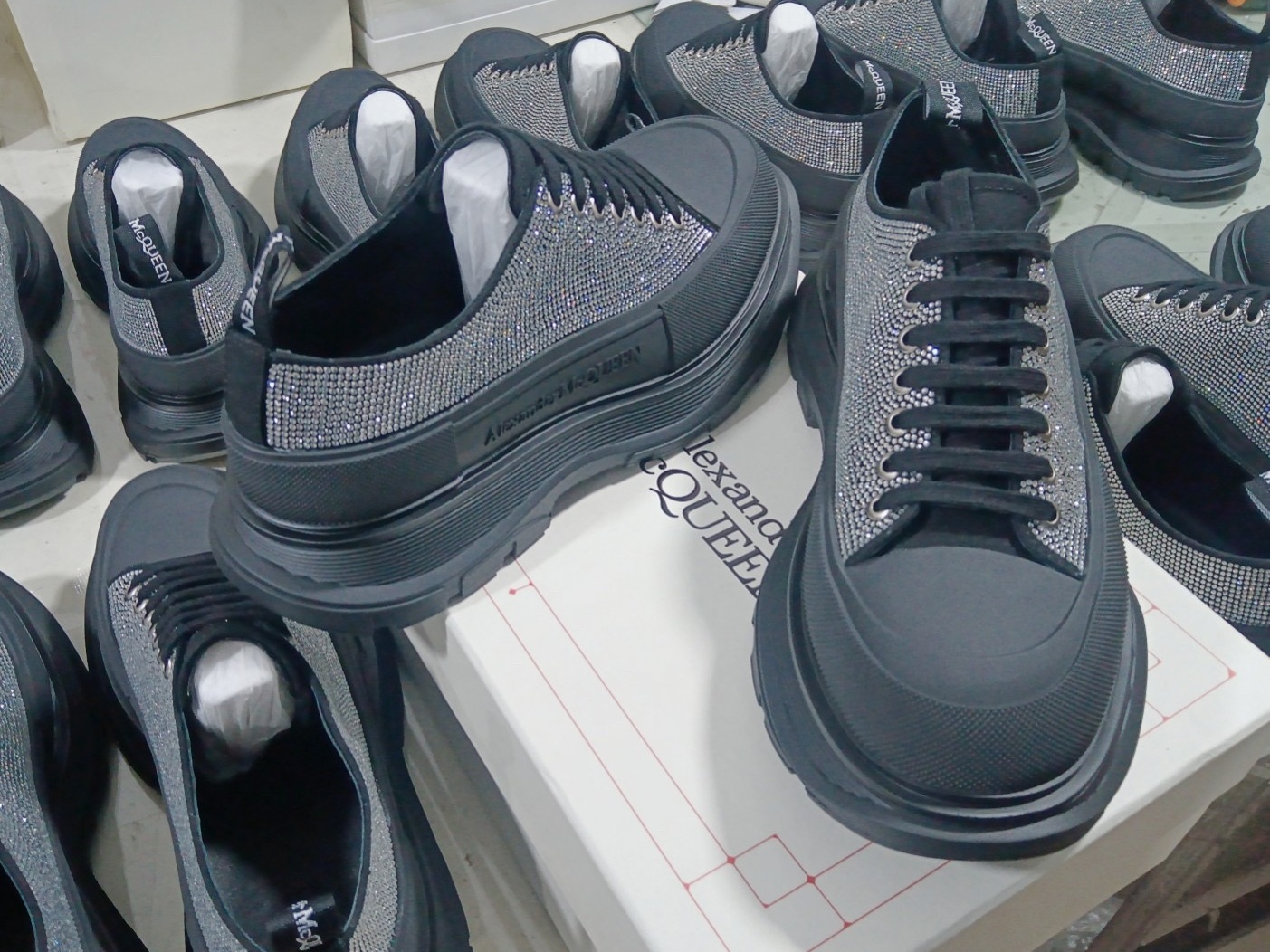 Alexander McQueen MQ Diamonds Shoes