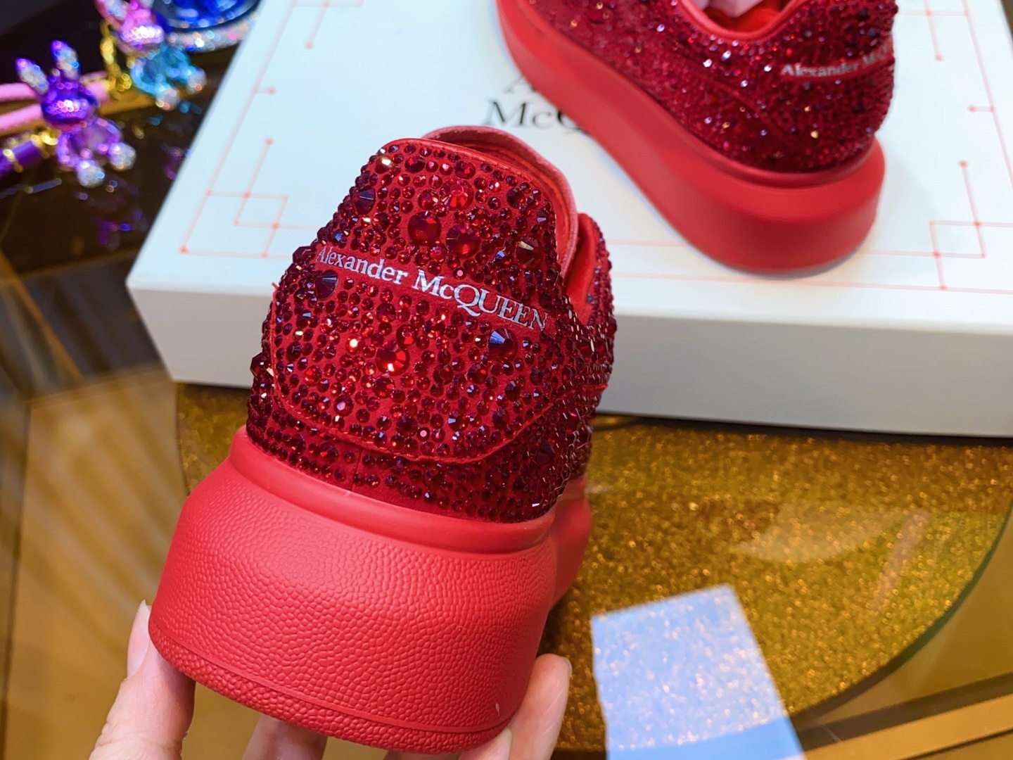 Alexander McQueen MQ Diamonds Shoes