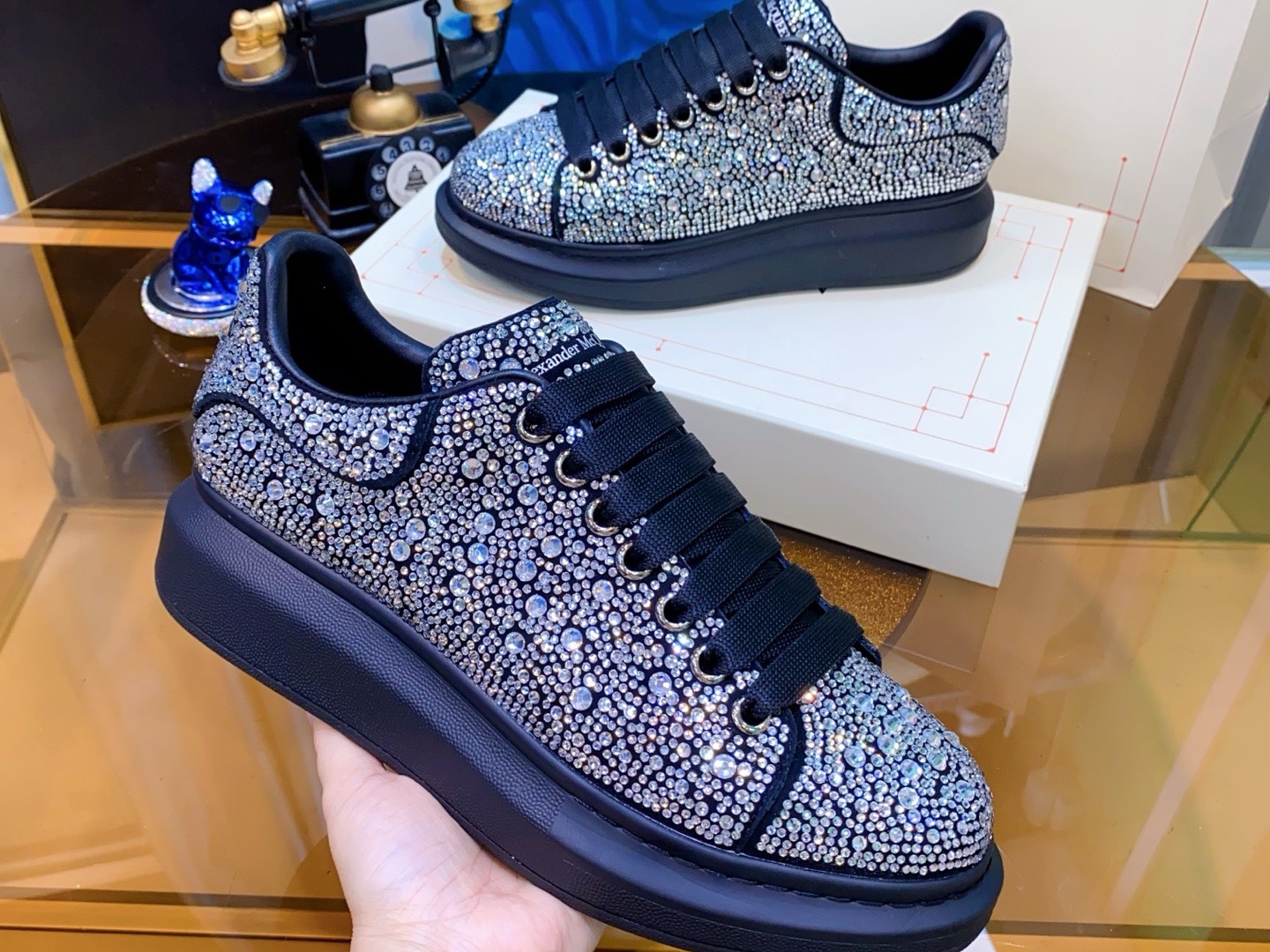 Alexander McQueen MQ Diamonds Shoes