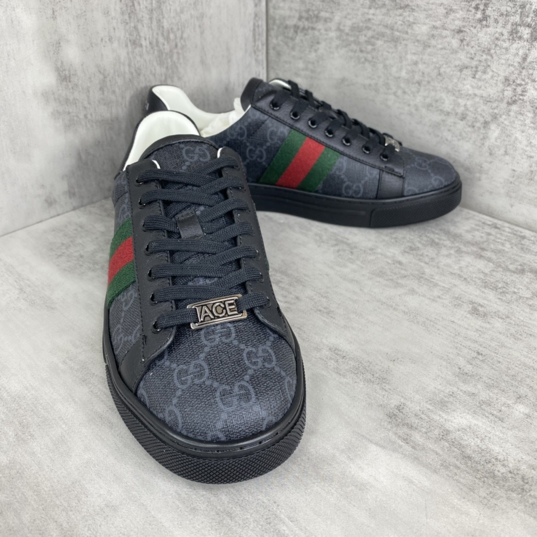Gucci Ace Black Bear Casual Shoes