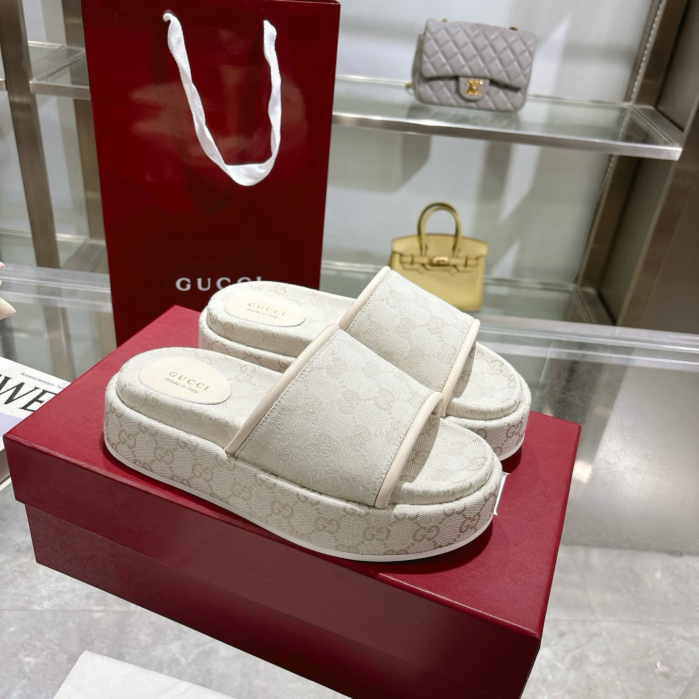 Gucci Slippers Heel High2.0cm