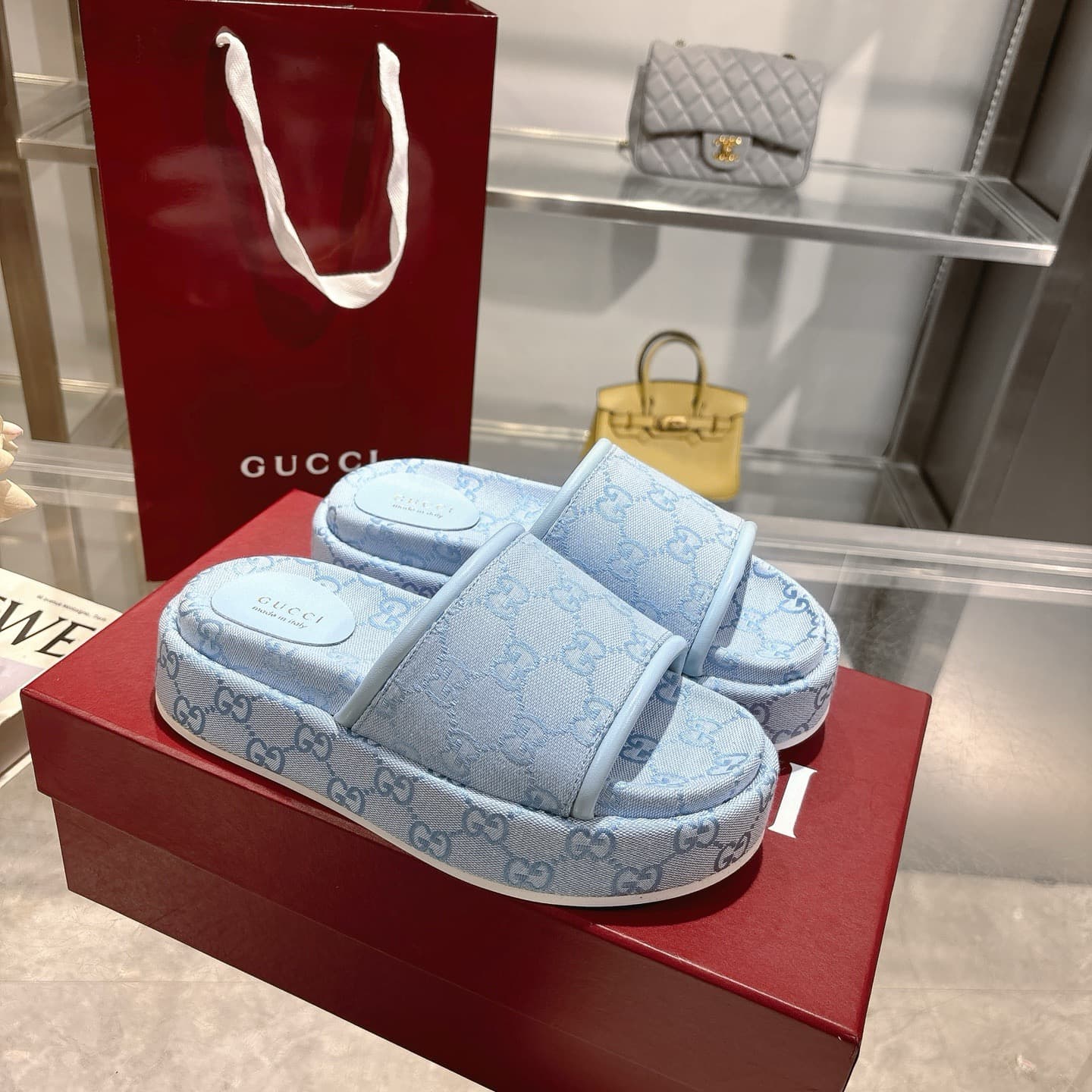 Gucci Slippers Heel High2.0cm