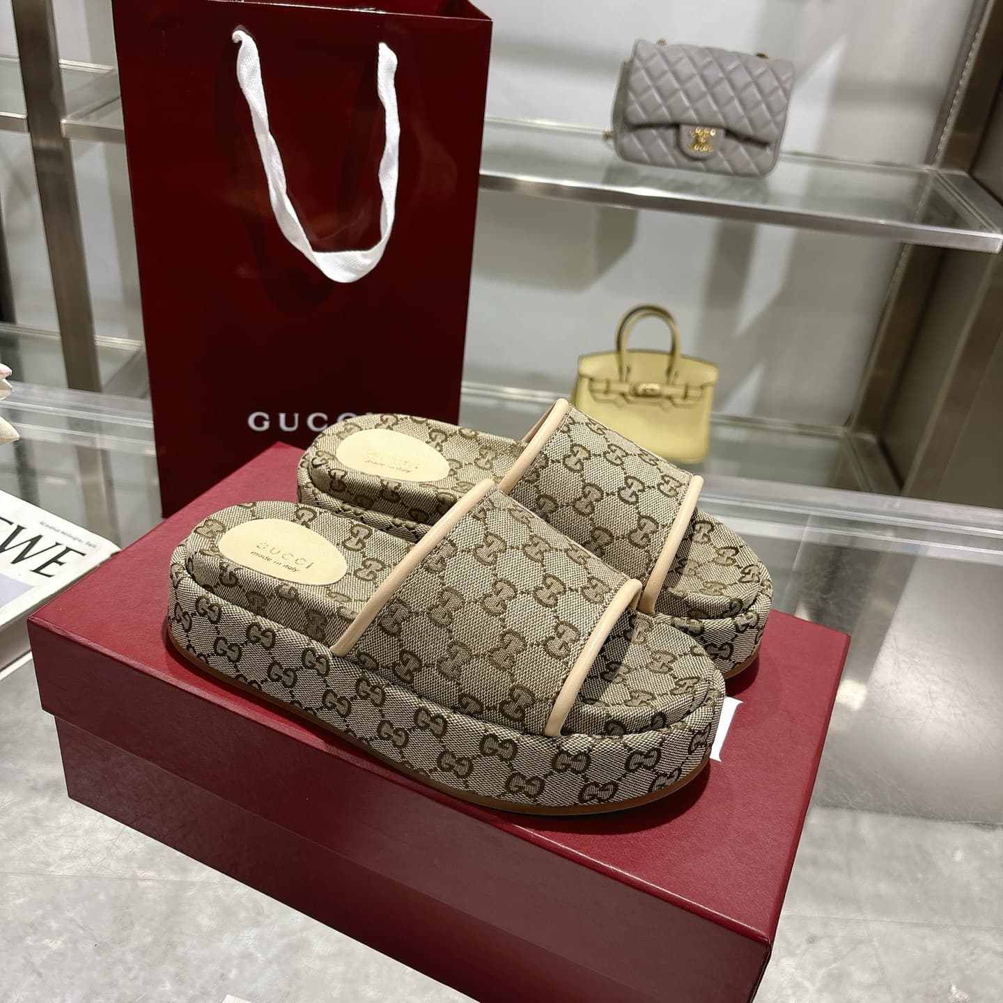 Gucci Slippers Heel High2.0cm