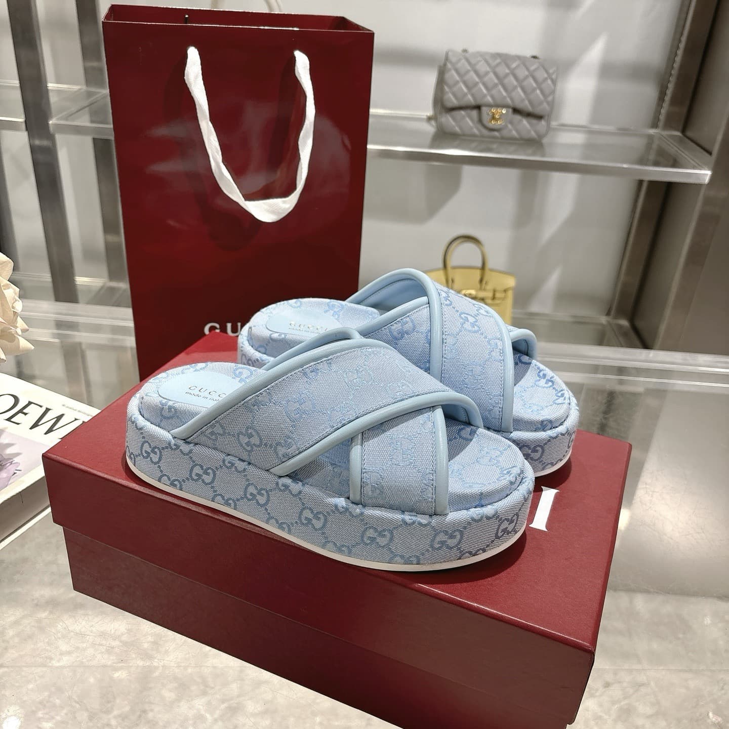 Gucci Slippers Heel High2.0cm