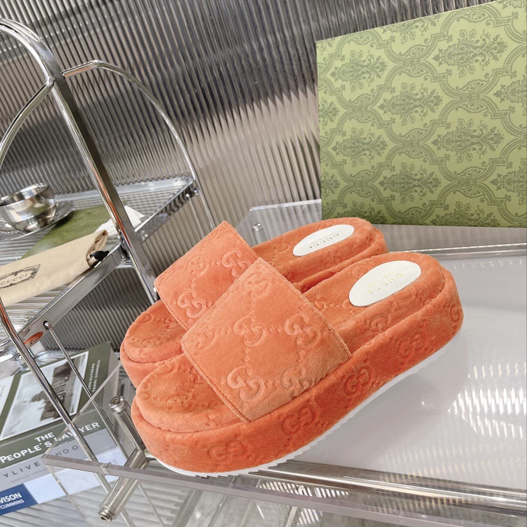 Gucci Slippers Heel High3.0cm