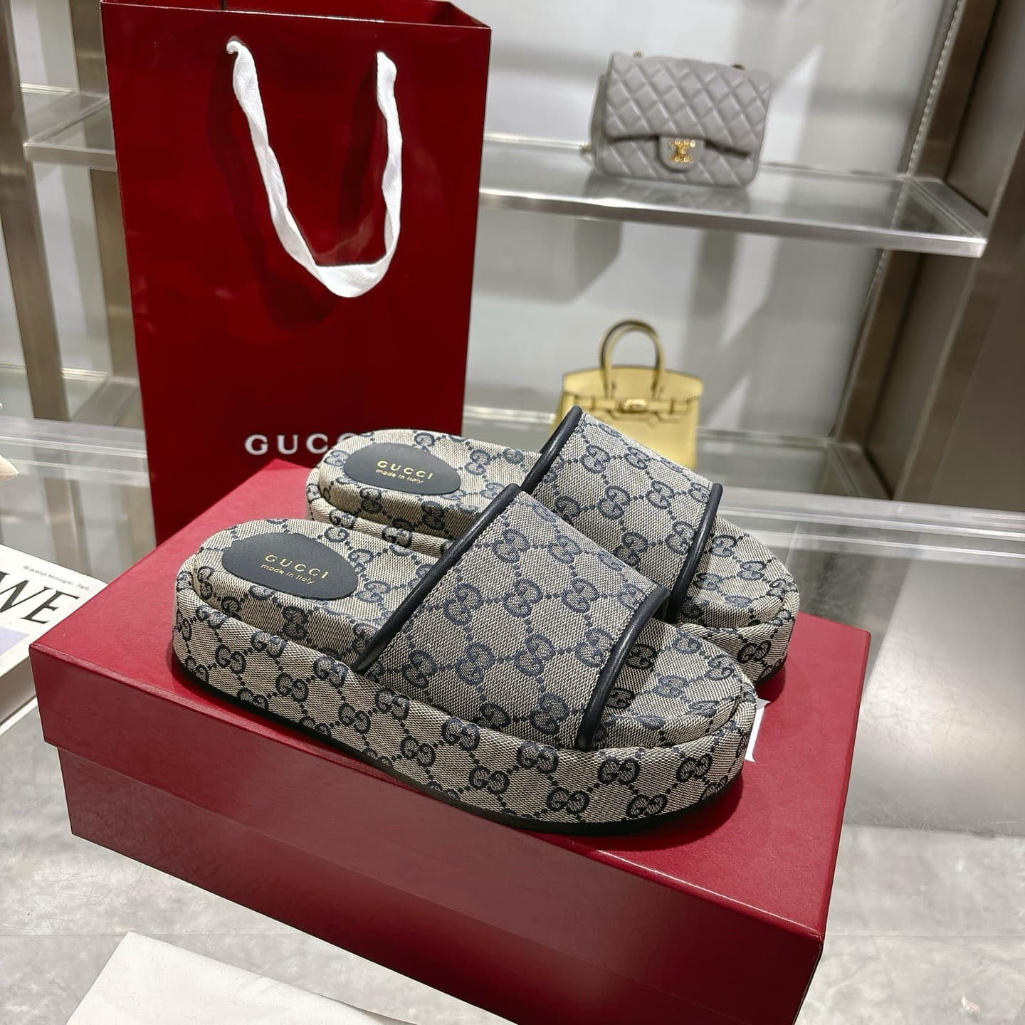 Gucci Slippers Heel High2.0cm