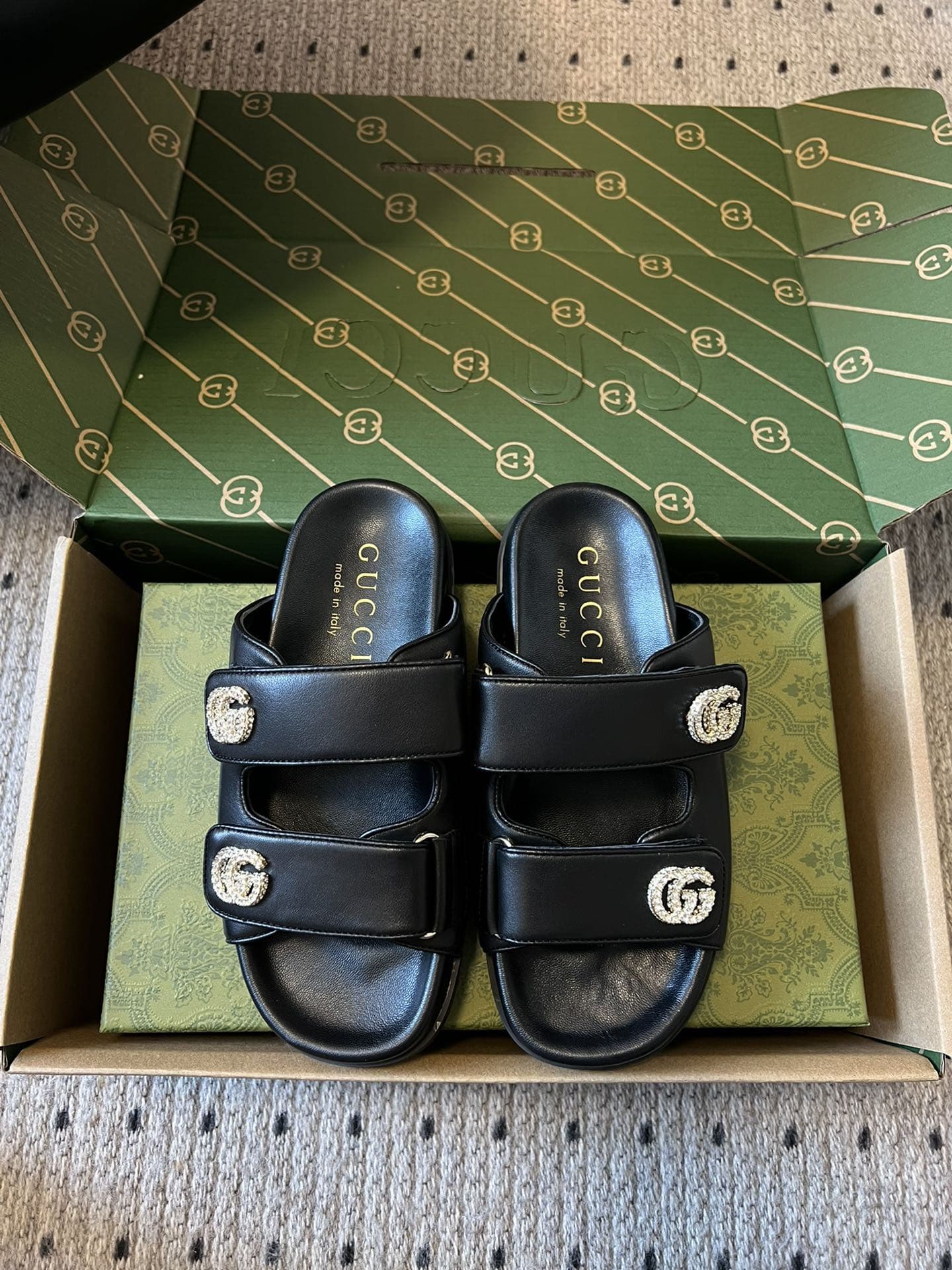Gucci Slippers Heel High2.0cm