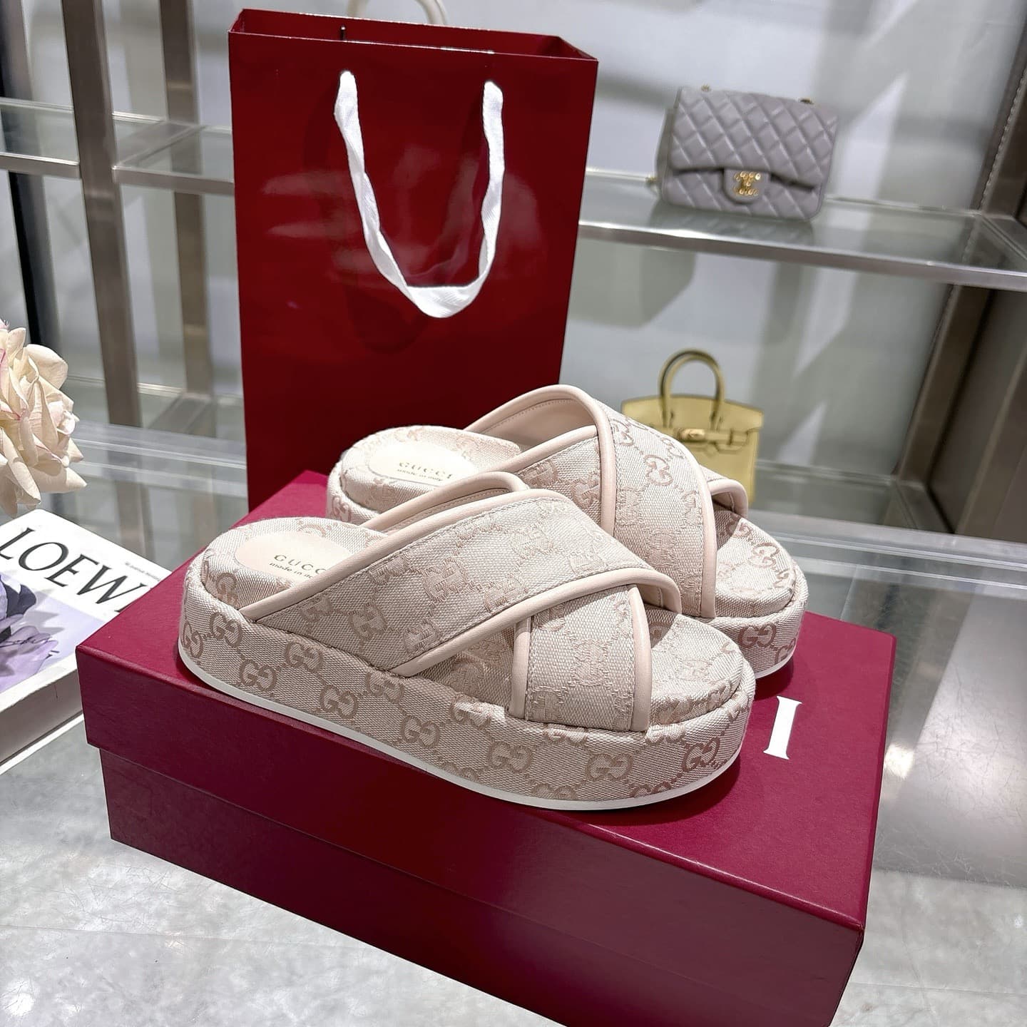 Gucci Slippers Heel High2.0cm