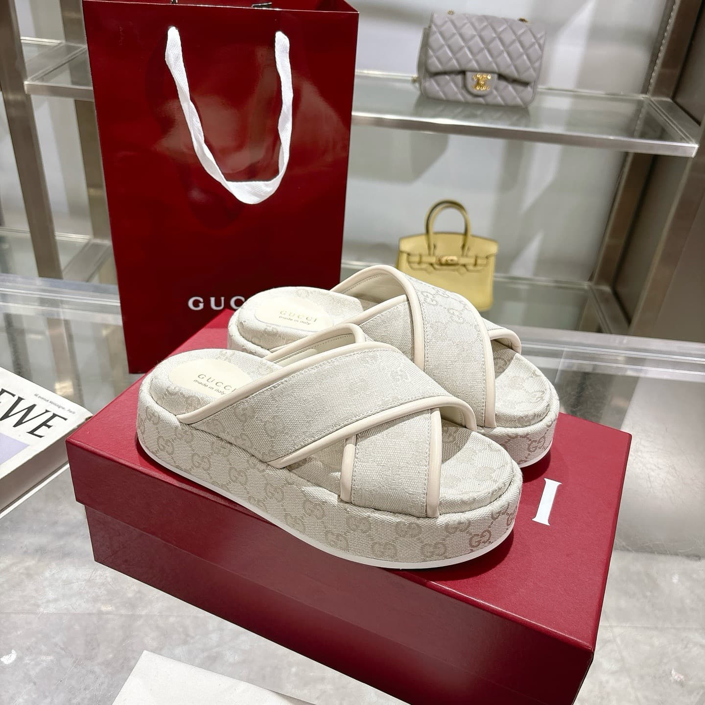 Gucci Slippers Heel High2.0cm