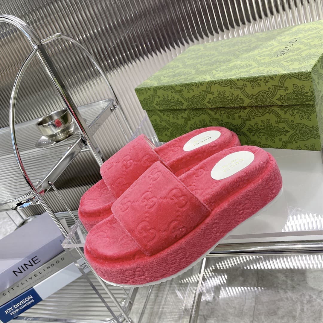 Gucci Slippers Heel High3.0cm