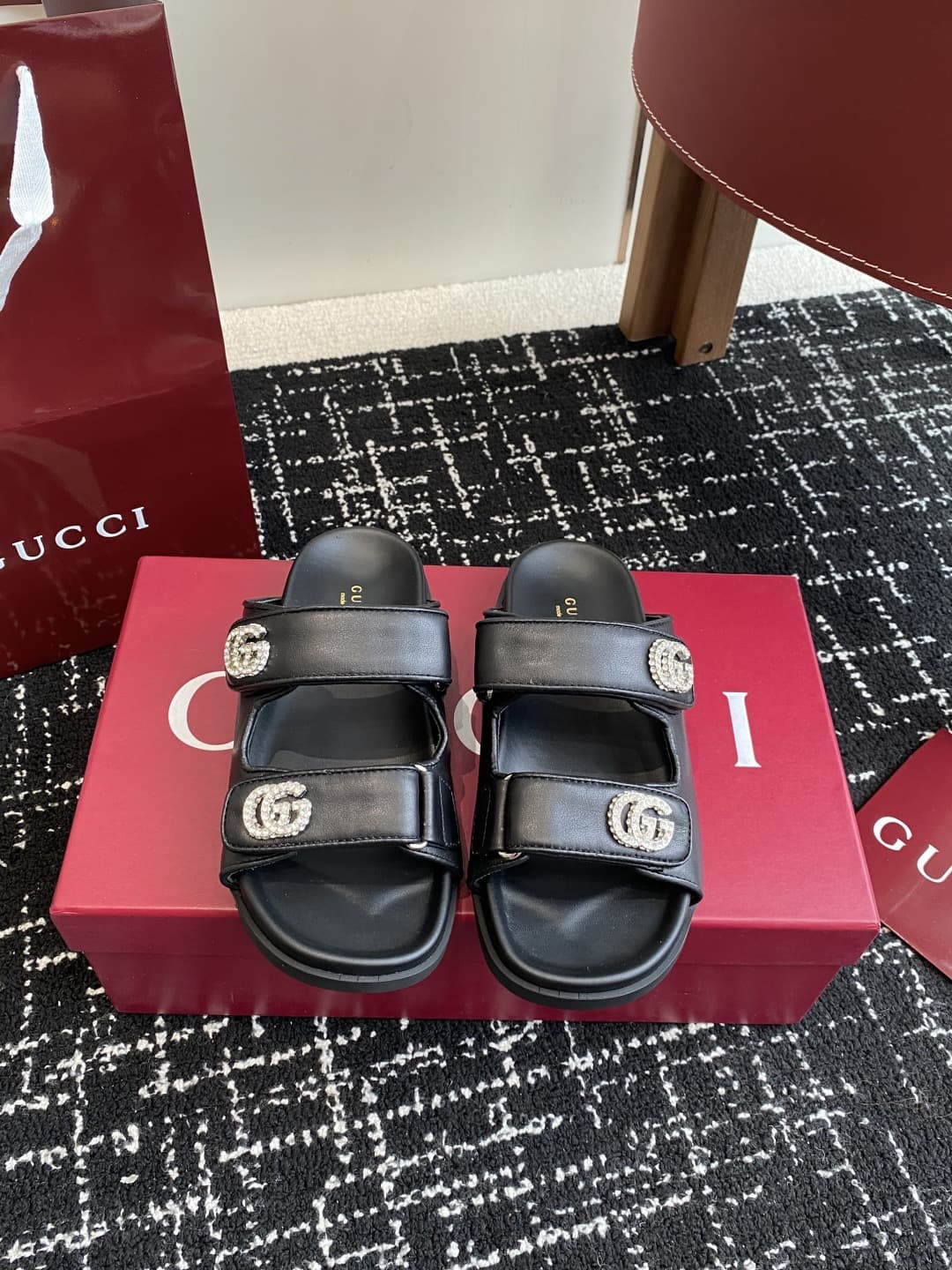 Gucci Slippers Heel High2.0cm