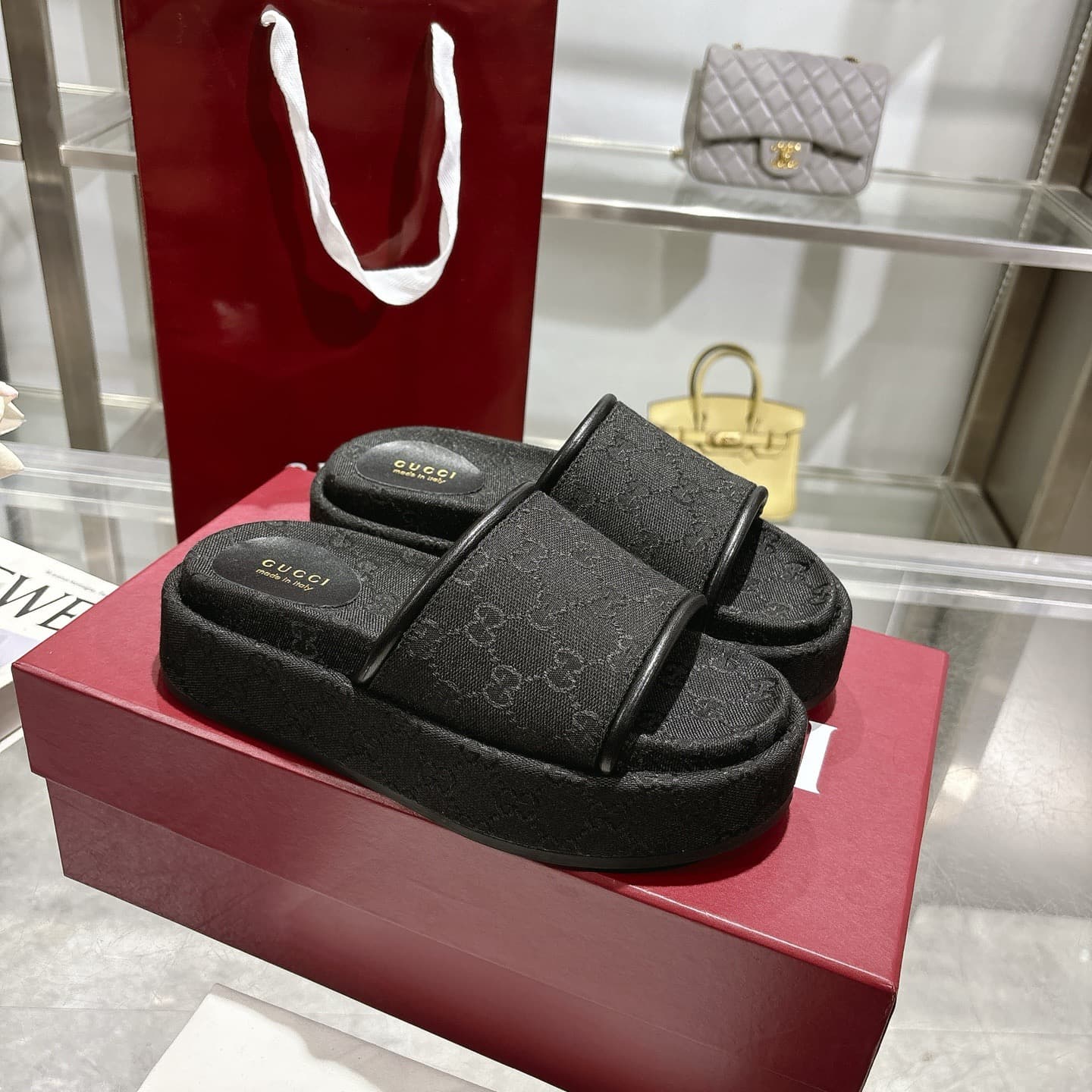 Gucci Slippers Heel High2.0cm