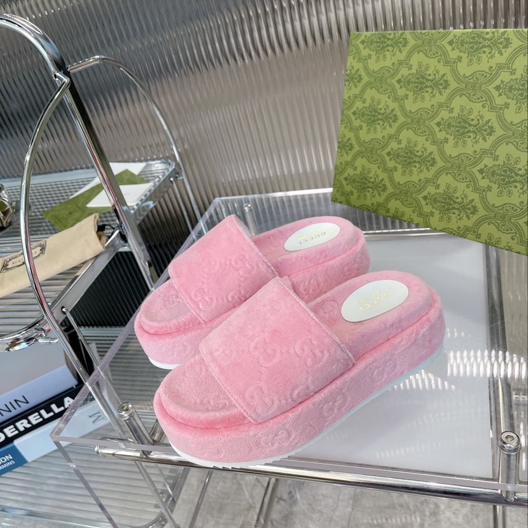 Gucci Slippers Heel High3.0cm