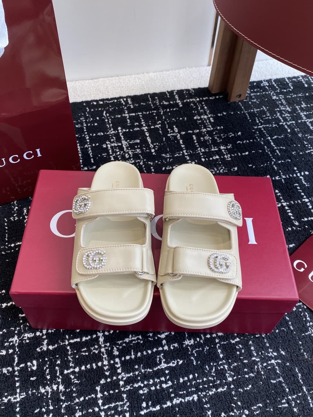 Gucci Slippers Heel High2.0cm