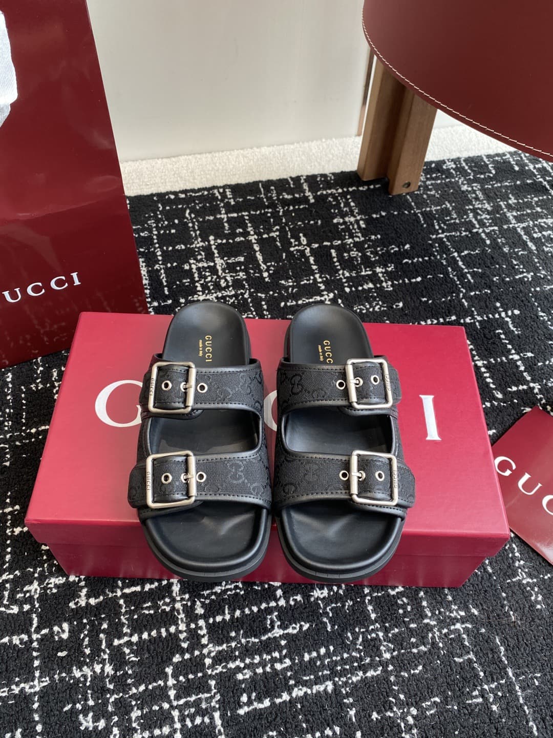 Gucci Slippers Heel High2.0cm