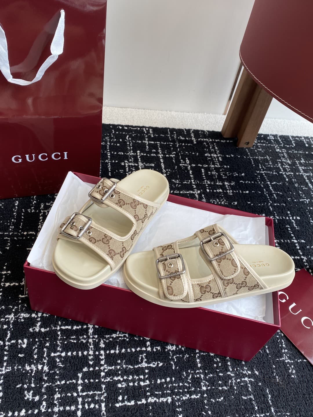 Gucci Slippers Heel High2.0cm