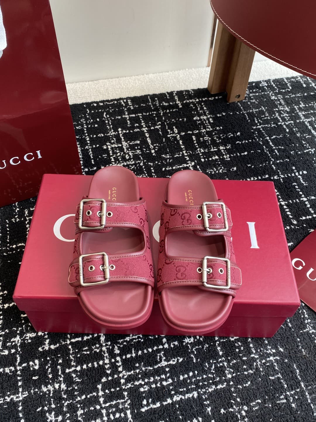 Gucci Slippers Heel High2.0cm