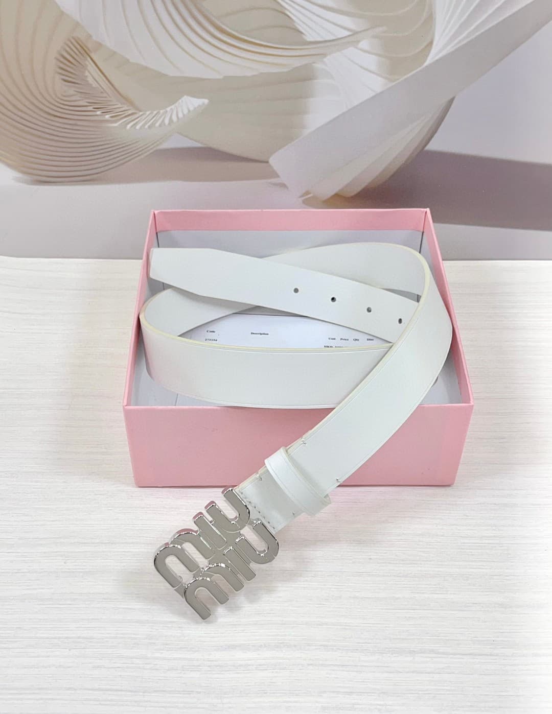 Miumiu Woman 3.0cm Belt