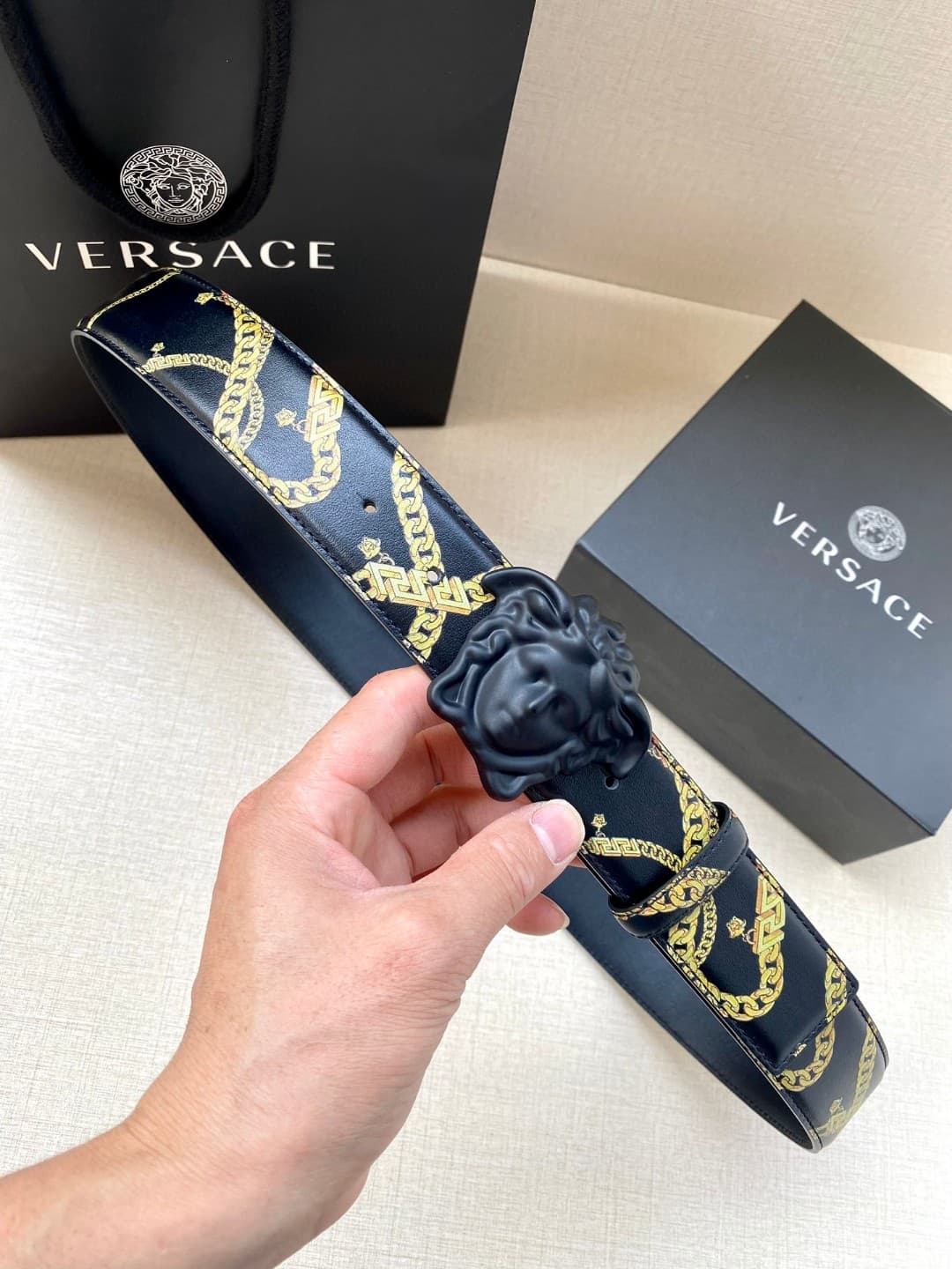 Versace Man 4.0cm Belt