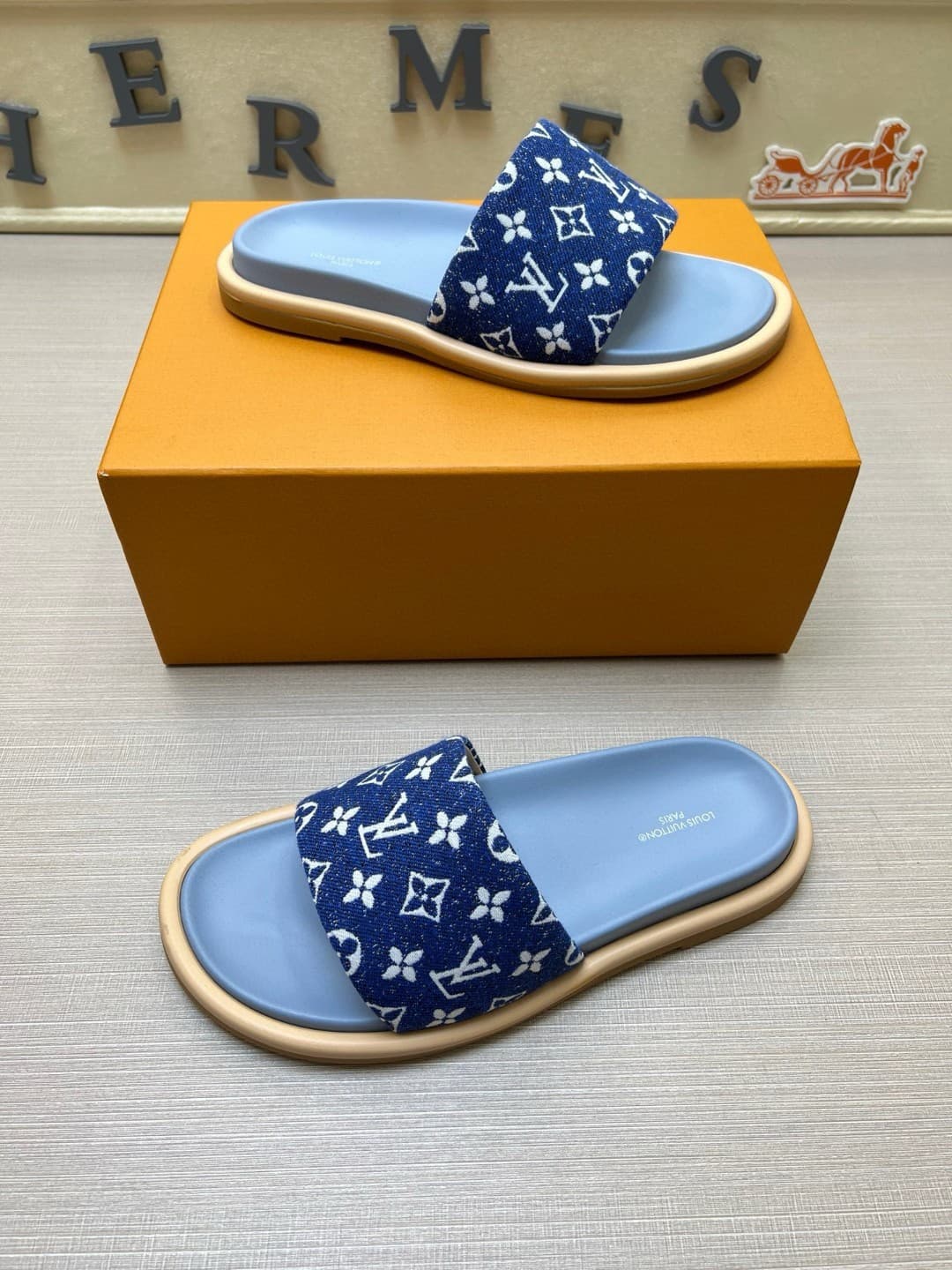LV Couple Slipper