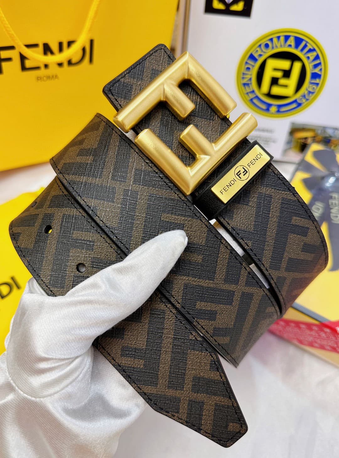 Fendi Man 3.8cm Belt
