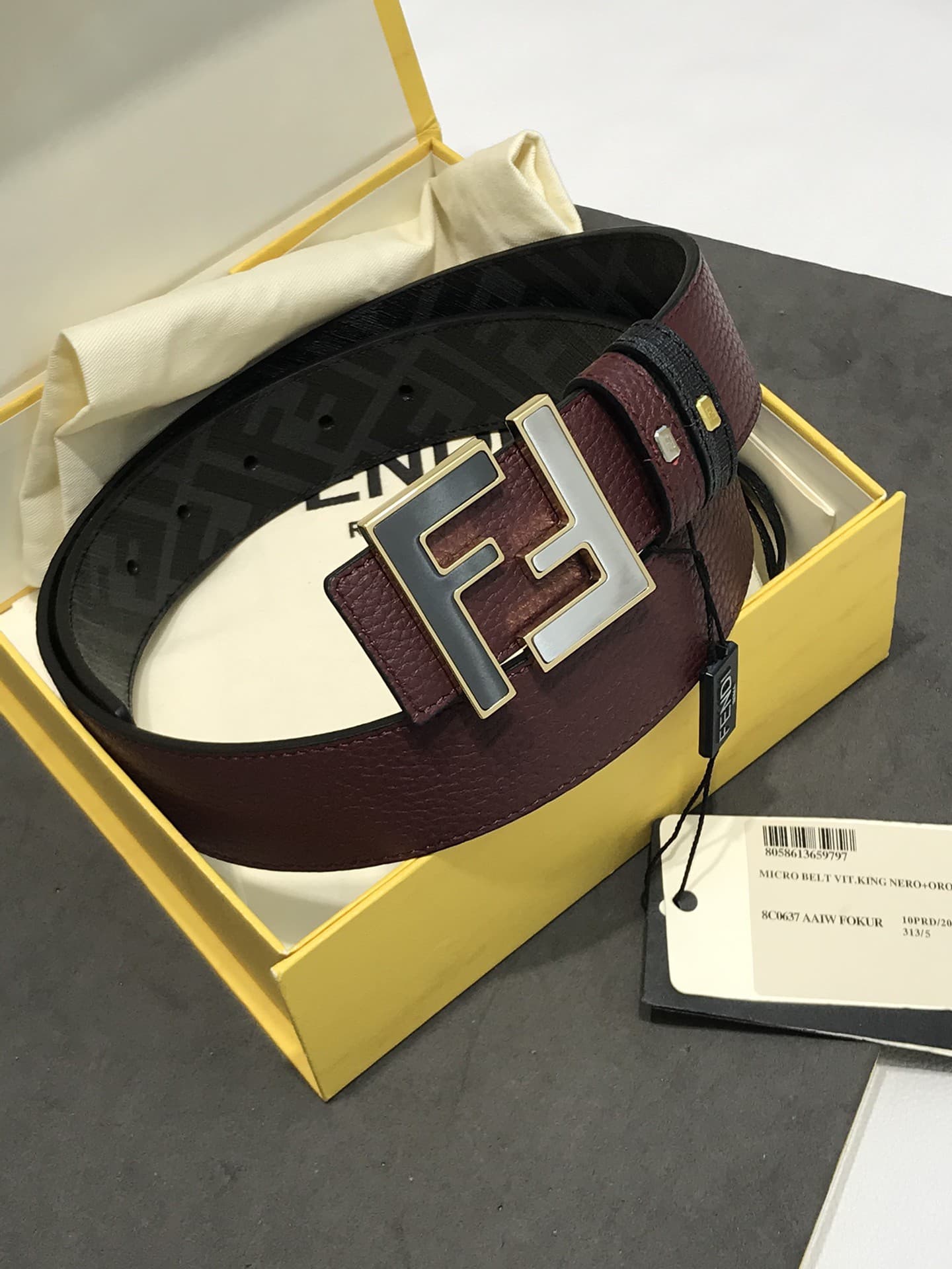 Fendi Man 3.8cm Belt