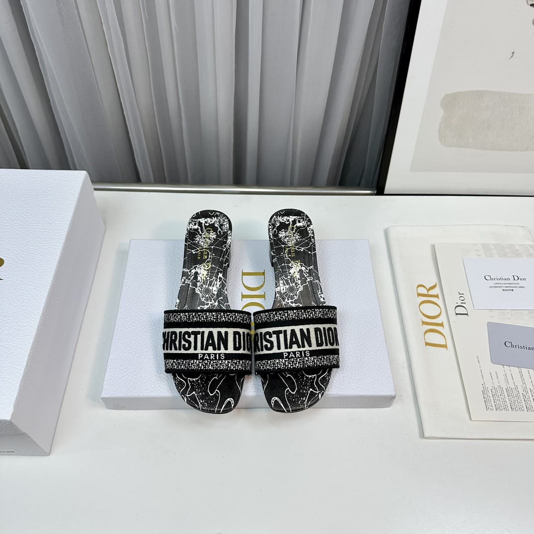 Dior Slippers Heel High4.5cm