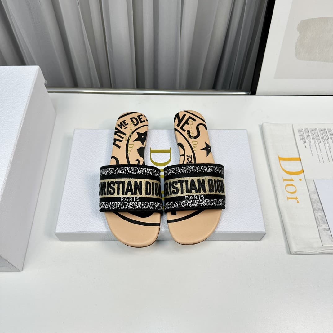 Dior Slippers Heel High4.5cm