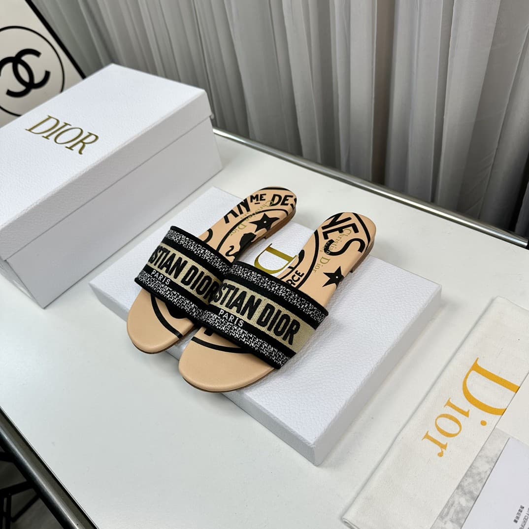 Dior Slippers Heel High4.5cm