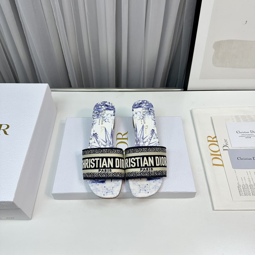 Dior Slippers Heel High4.5cm