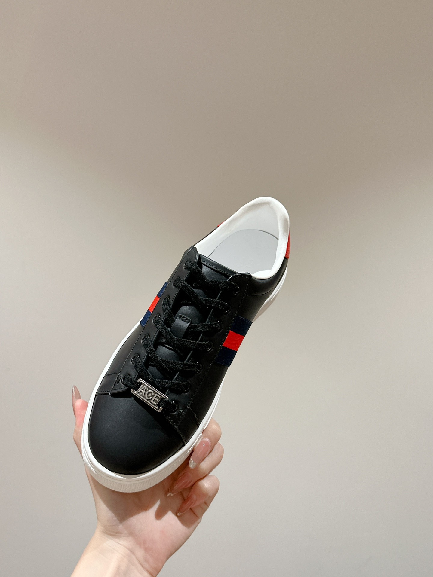 Gucci Ace Couple Shoes Heel High3cm