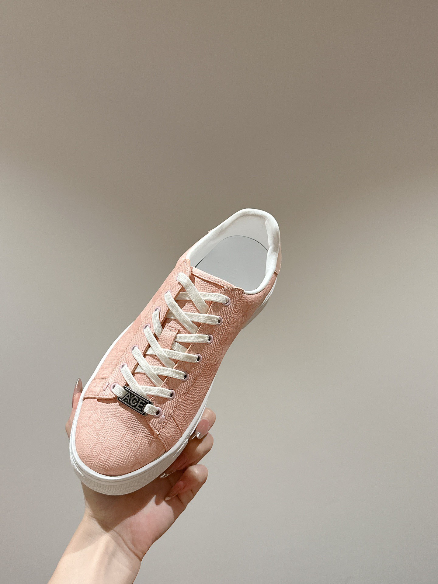 Gucci Ace Couple Shoes Heel High3cm